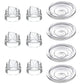S9 Pro / S12 Pro Replacement Pump Parts - 6Pcs Duckbill Valve And 4Pcs Silicone Diaphragm - Compatible With Momcozy S12 Pro/S9 P