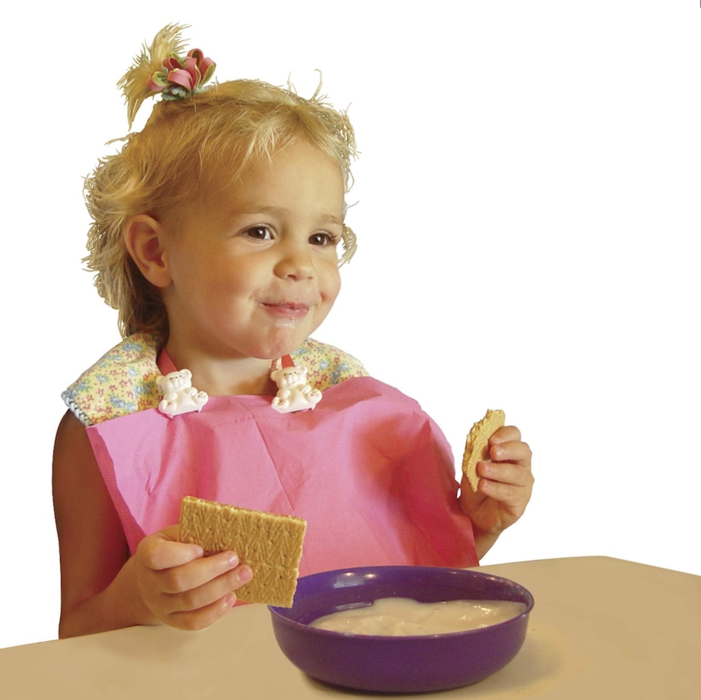 Baby Buddy Bib Clip, Newborn Must Have And Travel Essential, Turn Any Cloth, Towel, Or Napkin Into A Bib For Feeding Or Teething