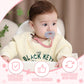 Duludulu 7 Pcs Pacifier Clip, Pacifier Clips For Boys & Baby Girls Pacifier Holder Clip Binky Clips Braided 100% Handmade Fits A