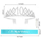 Cavetee Happy 10Th Birthday Sash And Crown 10Th Birthday Decorations For Girls Blue It'S My Birthday Sash For 10Th Birthday Gift