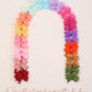 Doboi 50Pcs 2 ' ' Baby Hair Bows Clips Fully Lined Grosgrain Boutique Solid Ribbon Mini Bows For Girls Teens Infants Kids Toddle