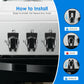 Gas Stove Knob Locks, Silicone Oven Knob Locks For Baby And Pets Safety (6 Pack, Black)