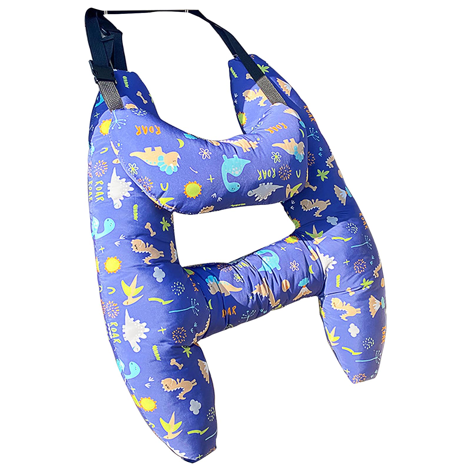 Car Pillow For Kids, H-Shape Car Seat Pillow For Kids, Portable Kids Travel Pillow, Adjustable Kids Neck Pillows For Long Trips