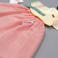 100 Day Birth Korea Baby Girl Hanbok Traditional Dress Outfits Celebration Party Yellow Peach Set