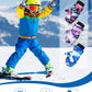 6 Pairs Waterproof Gloves Kids Winter Snow Mittens Windproof Ski Gloves For Weather Children Outdoor Activities (Camouflage,3-5T