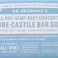 Dr. Bronners Castile Baby Unscented Bar Soap, 5 Oz