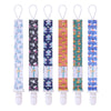 Babygoal Pacifier Clips, 6 Pack Pacifier Holder For Boys And Girls Fits Most Pacifier Styles &Teething Toys And Baby Gift 6Pb02