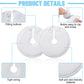 56 Pack G Tube Button Covers G Tube Pads Holder Peritoneal Abdominal Feeding Tube Supplies Soft Absorbent Cotton Pads Nursing Pa