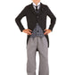 Fun Costumes Boys Charlie Chaplin Halloween Costume | Kids 1920s Silent Film Star Outfit with Jacket, Pants, Shirt, Tie, and Acc