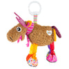 Lamaze Muffin the Moose Clip On Car Seat and Stroller Toy - Soft Baby Hanging Toys - Baby Crinkle Toys with High Contrast Colors