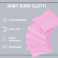 Spotted Play 8 Pack Burp Cloths For Baby - 20' By 10' Ultra Absorbent Burping Cloth, Newborn Towel - Milk Spit Up Rags - Burpy