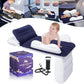 Singdur Inflatable Kid Airplane Bed,Airplane Travel Beds Kids 0-4 Years(Dark Blue),Inflatable Toddler Travel Bed With Pump,Seat