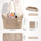 Lovevook Diaper Bag Tote, Large Baby Tote Bag, Travel Diaper Tote For Mom And Dad With Changing Pad And First Aid Bag, Khaki