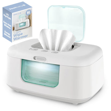 Jool Baby Tinybums Baby Wipe Warmer & Dispenser With Led Changing Light & On/Off Switch (Aqua)