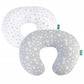 Nursing Pillow Cover 2 Pack Compatible With Boppy Pillow, 100% Jersey Cotton With Large Zipper Super Soft & Breathable & Skin Fr