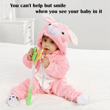 Qiaoniuniu Halloween Baby Bunny Costumes Toddler Outfit Infants Cosplay Romper 6-12 Months