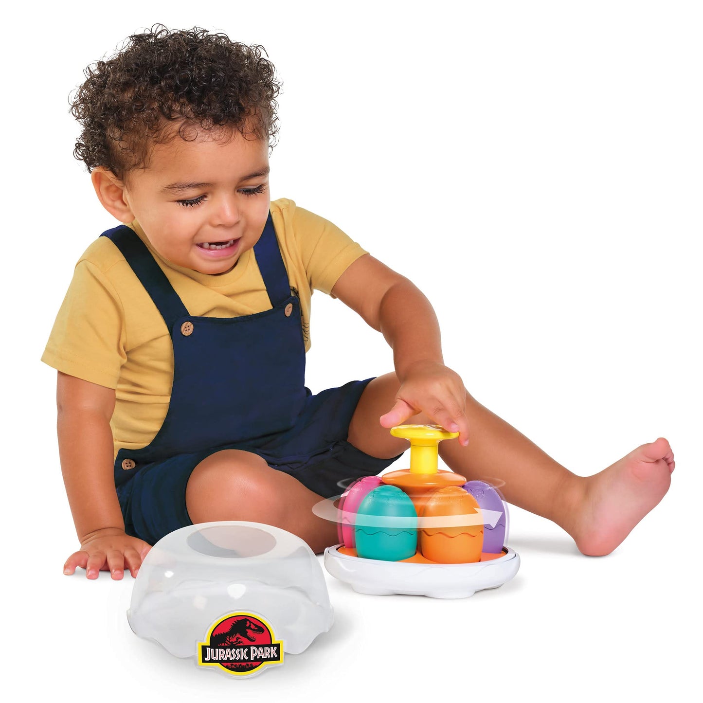 Toomies Jurassic World Spin & Hatch Dino Eggs - Dinosaur Toys for Developmental Play - 12m+