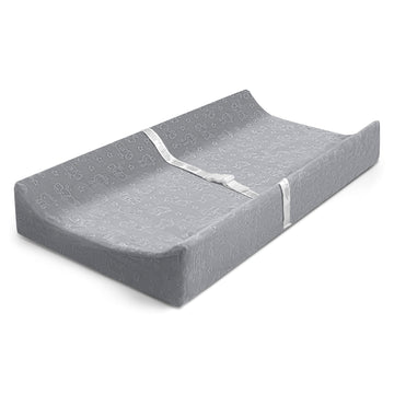 Serta Perfect Sleeper Changing Pad with Plush Cover Set, Grey