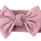 Babygiz Baby Girl Headbands-Infant,Toddler Cotton Handmade Hairbands With Bows Child Hair Accessories (Copper Rose)