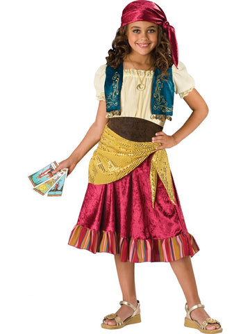 In Character Costumes, Llc Girls 2-6X Gypsy Dress Set, Multi Color, Small