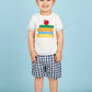 Mud Pie Baby Boys T-Shirt Mud Pie Back To School Toddler Boy T Shirt And Short Set, Boy, Small 12-18M Us
