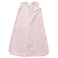 HALO Sleepsack Wearable Blanket, TOG 1.5, Velboa, Pink Plush Dots, Large