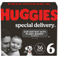 Huggies Special Delivery Hypoallergenic Baby Diapers Size 6 (35+ Lbs), 36 Ct, Fragrance Free, Safe For Sensitive Skin