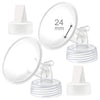 Maymom Compatible 24Mm Flange & Duckbill Valve For Spectra S1 Spectra S2 Breastpump Not Original Spectra S2 Accessories Not Orig