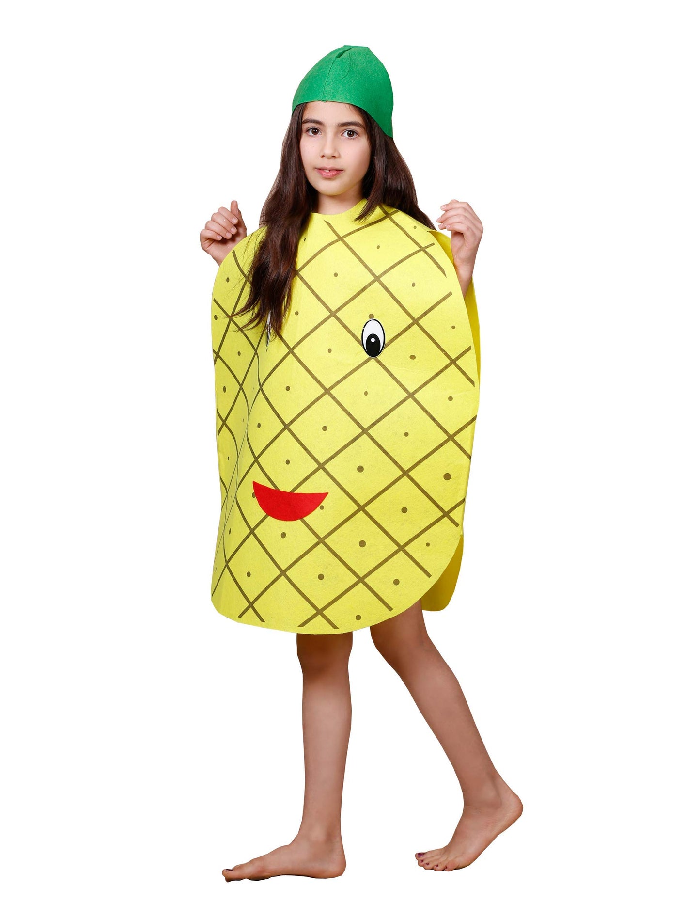 Matissa Kids Fruits Vegetables And Nature Costumes Suits Outfits Fancy Dress Party Boys And Girls (Pineapple)