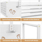 Bamboohomie Baby Shower Crate Closet, Baby Baskets With Hangers Handle, Baby Crate Box For Baby Shower, Welcome Gift Basket For