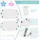 Bencailor 10 Pieces Bodysuit Extender For Baby Boys Girls Toddler Baby Bodysuit Extender(White)