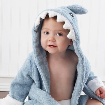 Baby Aspen Boys Spa Robe Hooded Towel, Blue (Updated Gift Packaging), One Size Us (Ba14129Bl)