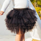 Colorful Childhood Baby Girls Tutu Skirt Toddler 6 Layered Tulle Tutus 1-8T Black Size 7-8T