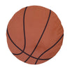 Little Love by NoJo Brown and Black Basketball Super Soft Round Tummy Time Playmat