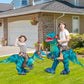 Goosh Inflatable Dinosaur Costume For Kids Riding T Rex Funny Blow Up Boys Girls Costume For Halloween Fancy Dress Party Cosplay