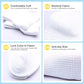 Hyzgb Kids Socks Boys Girls Non Slip With Grippers 5-6-7 Years Old 12 Pairs Cotton Toddler White Ankle Grippy Socks For Little K