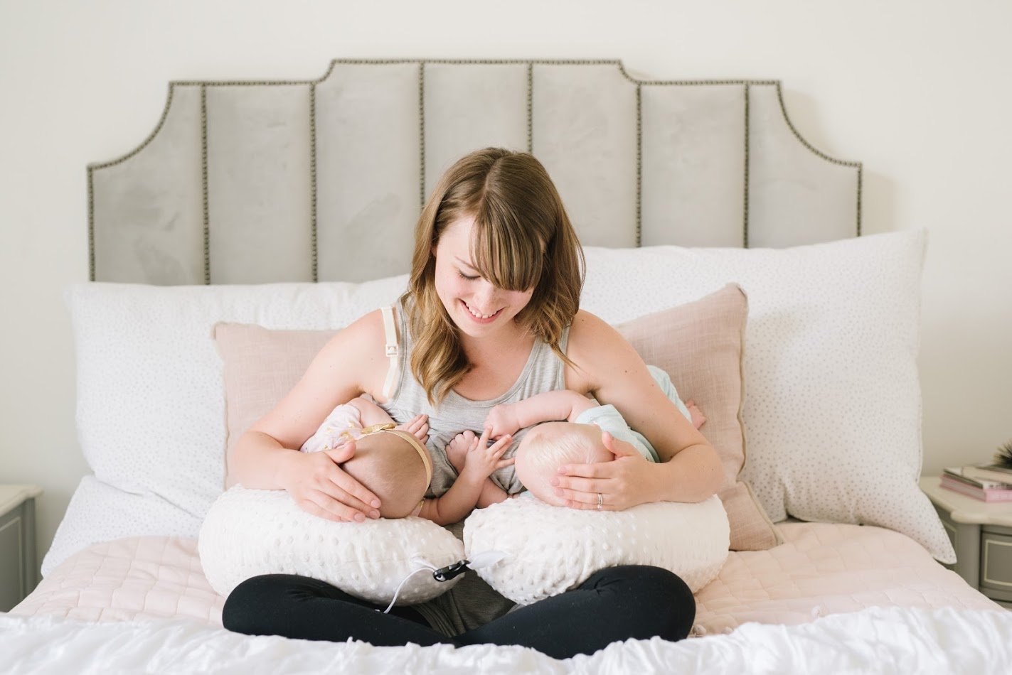 Twin Z Pillow Teal 6 Uses In 1 Twin Pillow Breastfeeding, Bottlefeeding, Tummy Time, Reflux, Support And Pregnancy Pillow!