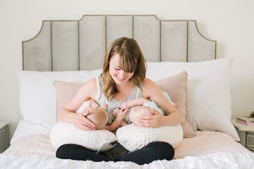 Twin Z Pillow Teal 6 Uses In 1 Twin Pillow Breastfeeding, Bottlefeeding, Tummy Time, Reflux, Support And Pregnancy Pillow!