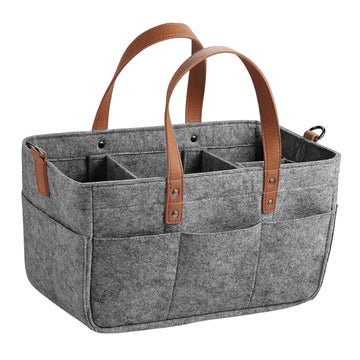 BNF Felt Fabric Baby Diaper Bag Lightweight Baby Products Organizer Compartment Dark Gray | Baby | Strollers & Accessories | Str