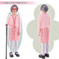 Watlie Old Lady Costume For Kids 100 Days Of School Costume For Girls, Granny Costume Old Lady Wig Halloween Grandma Costume For