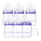 Lansinoh Anti-Colic Baby Bottles For Breastfeeding Babies, 5 Ounces, 3 Count, Includes 3 Slow Flow Nipples, Size S (Pack Of 2)