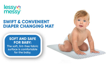 Diaper Changing Mat - Travel Changing Pad-The Only Baby Changing Mat That Is Washer Dryer Safe Portable Changing Pad For Baby Ex