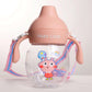 Baby Love Sippy Cup with Handles and Straw, Pink,pack of 1