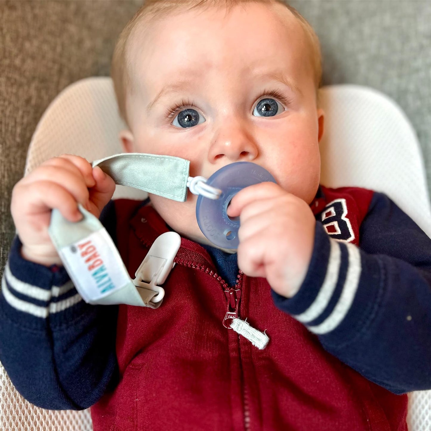 Alvababy Baby Pacifier Clips For Boys Girls Pacifier Universal Holder Leash Pacifier Clip Binky Holder For Teether Toys Soothie