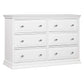 DaVinci Signature 6-Drawer Double Dresser in White