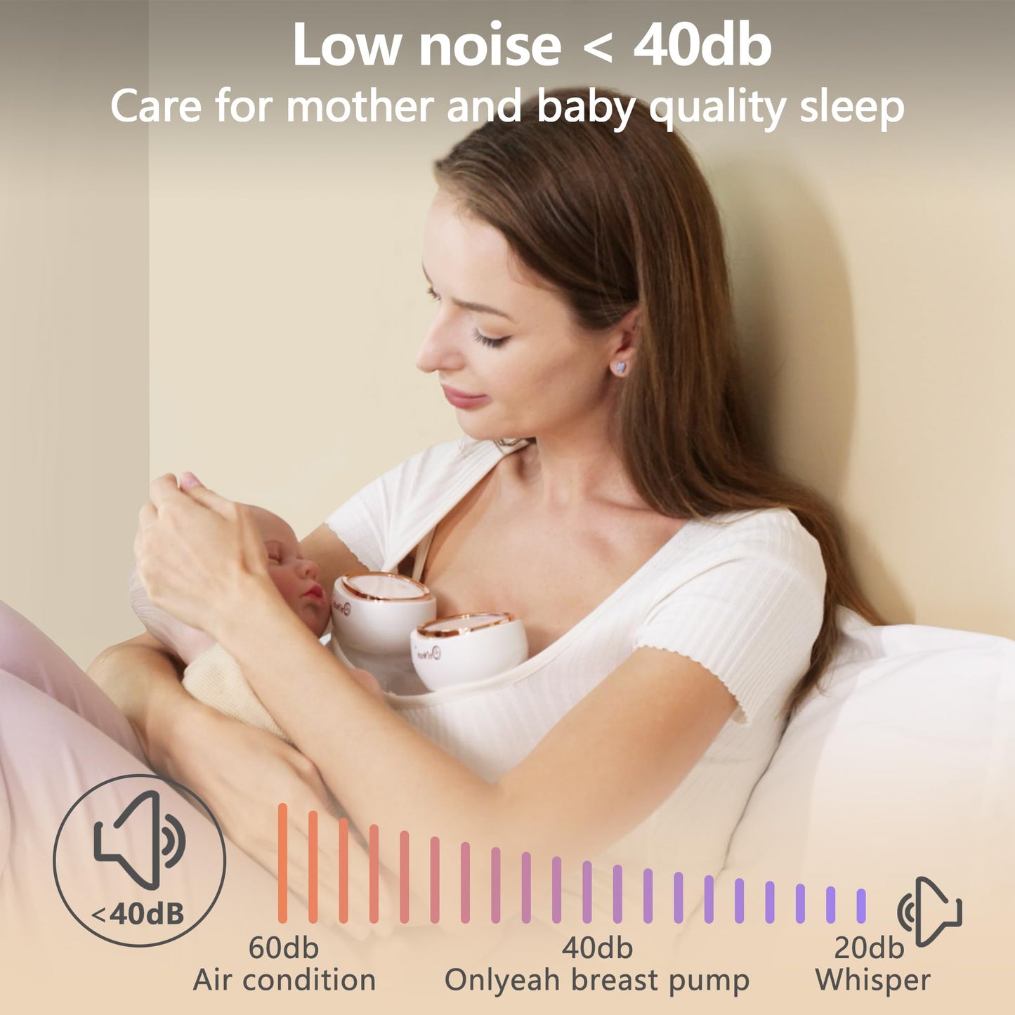 Hands Free Breast Pump, Wearable Breast Pump Portable Breast Pump Electric Breast Pump Hands Free,3 Modes-9 Levels Painless Low