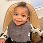 Diapersquad'S 5-Pack Baby Bibs For Drooling And Teething, Bibs For Boys, Baby Girl - Solid Cotton Baby Drool Bibs (Basics Tradit