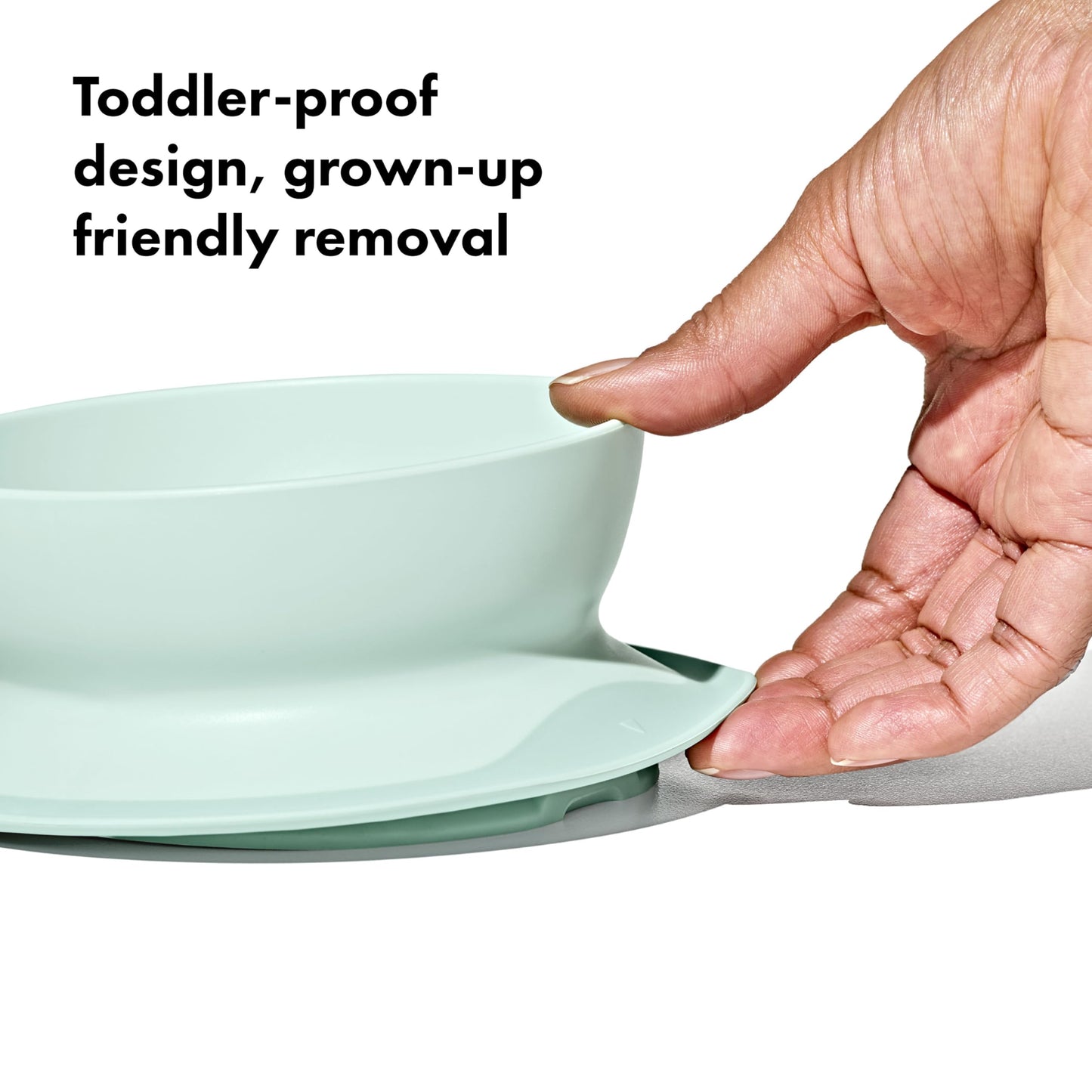 Oxo Tot Stick And Stay Suction Bowl - Opal