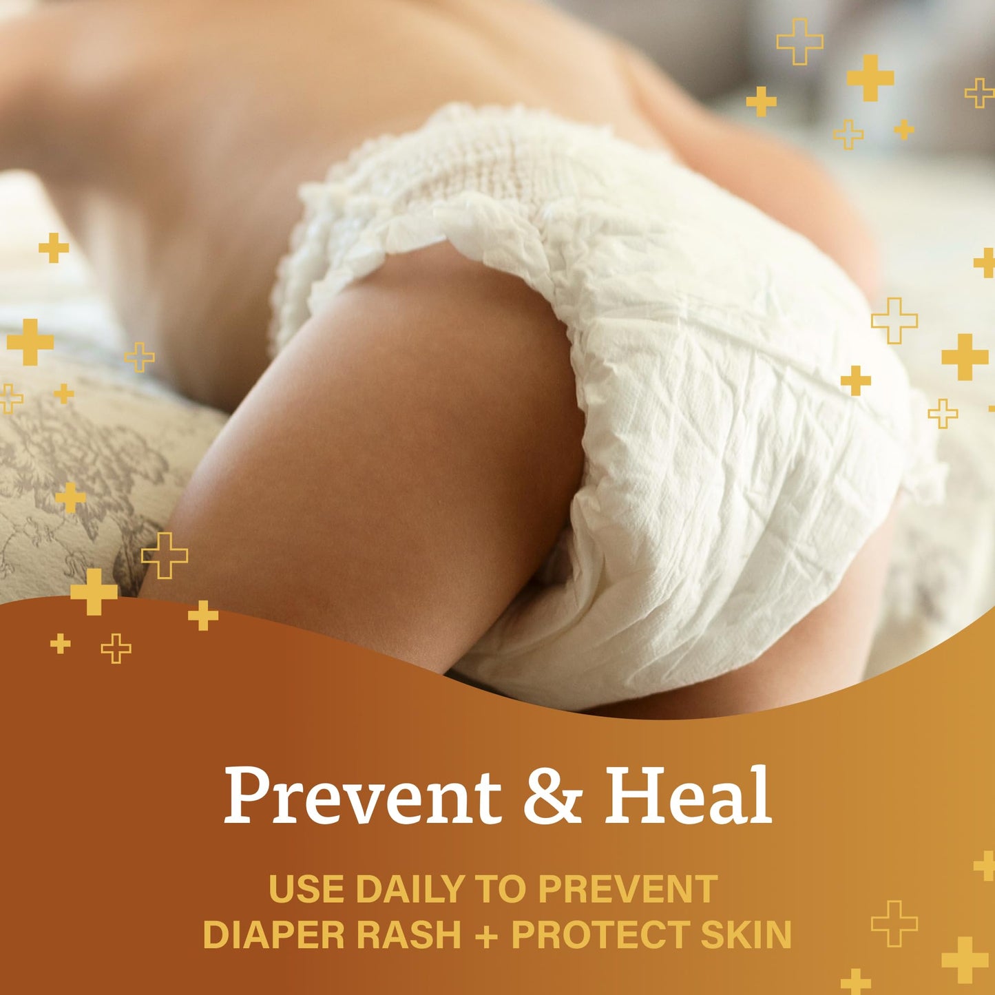 A+D Original Diaper Rash Ointment Prevents & Treats Diaper Rash, Moisturizing Skin Protectant with Vitamins A & D, Healing Skin