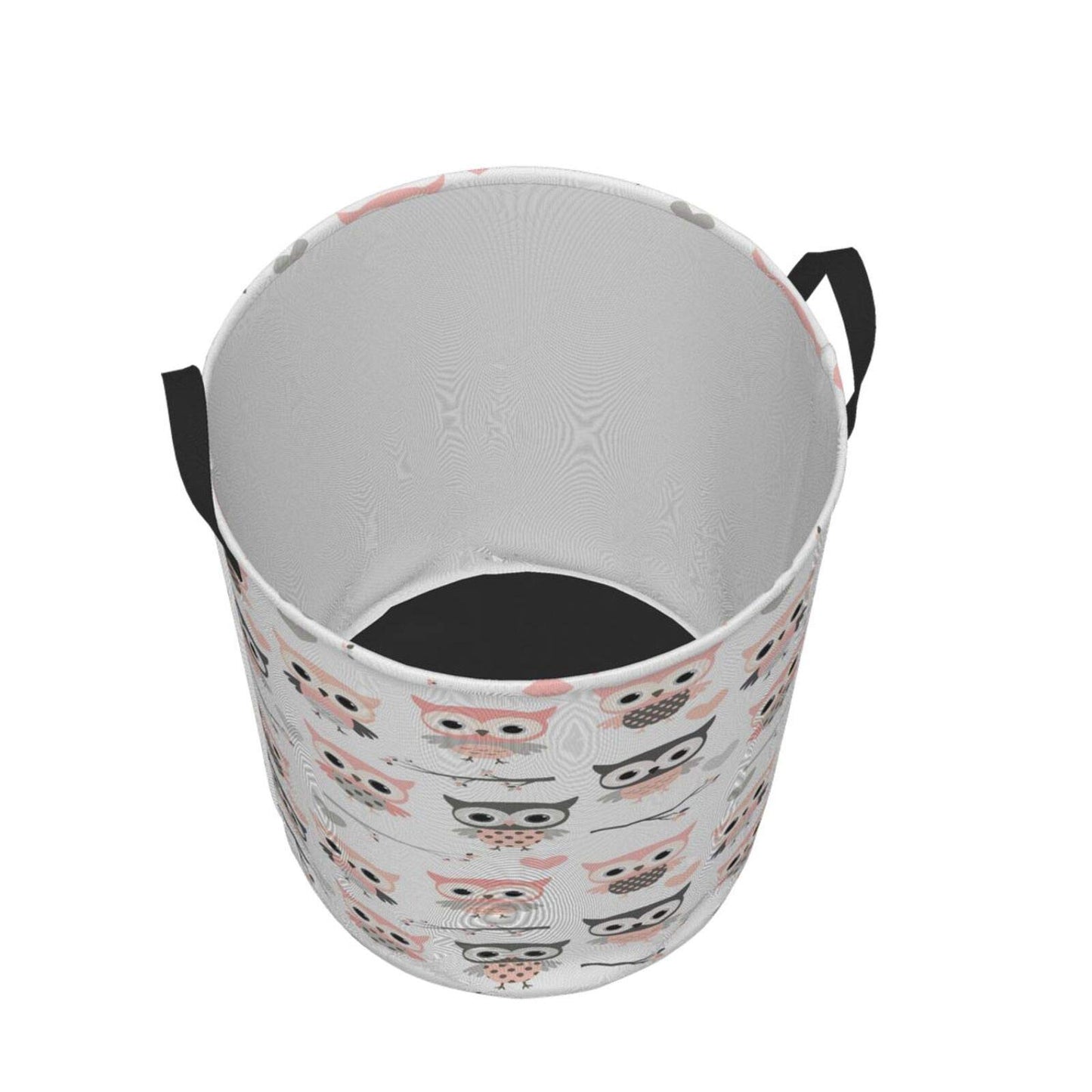Foruidea Owl Laundry Basket,Laundry Hamper,Collapsible Storage Bin,Oxford Fabric Clothes Baskets,Nursery Hamper For Home,Office,